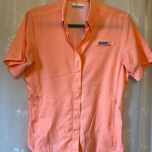 Columbia Short Sleeve Sun Shirt S